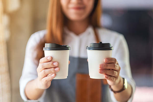 Prisen svarer til 2 kopper To Go kaffe